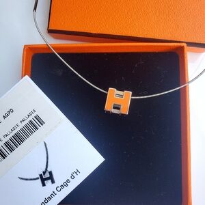 Hermes Cube Necklace